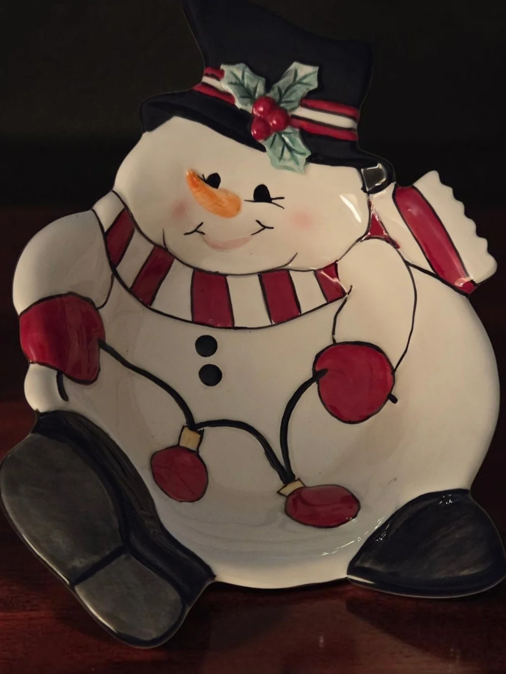 Fitz and Floyd Cheers Collection Individual Snack Bowl Handpainted